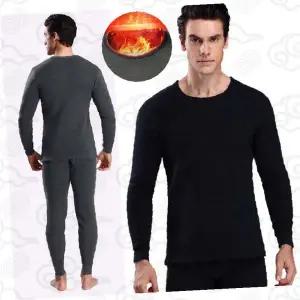남성 기모 내의 세트 겨울 보온 내복 융 안감 발열 타이즈 레깅스 두꺼운 기모