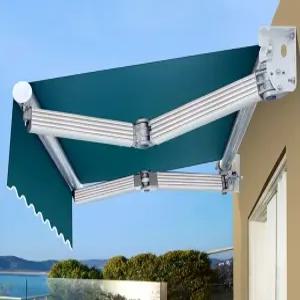 대형 어닝 야외 상가 고정 테라스 캐노피 차양막 그늘