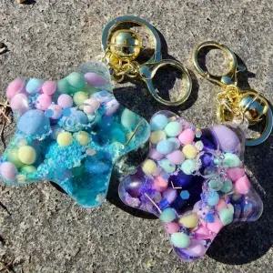 [하프클럽/]2컬러 워터볼 키링 키홀더 열쇠고리 가방 꾸미기