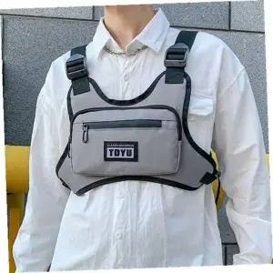 [하프클럽/]조끼가방 익사이팅 스포츠 체스트백(그레이)