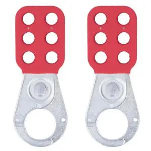 산업용 패드락 잠금 장치 1인치 나일론 PA 아연 도금 강철 태그아웃 잠금 장치 식워터 맥세이프용 6개 구멍