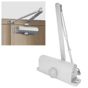 문짝 클로저 알루미늄 합금 조절식 유압식 문짝 셔터 상업용 가정용 사무실용 하드웨어 60-85kg