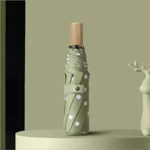 UV 암막 예쁜창고 땡땡이 3단우산 양산 우양산 여성 예쁜창고 우산 양산 3단우산 장우산