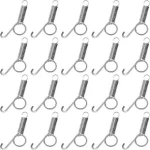 토끼 개 고양이 앵무새 기니피그 다람쥐 케이지용 다기능 스프링 래치 20개