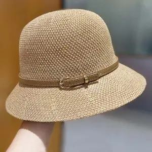 데일리 클로슈 브라운 페도라 모자 여름