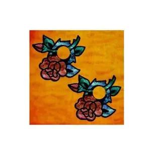 [하프클럽/]로즈 레드 기타 브릿지 악기 소품 부품 현악기 노브