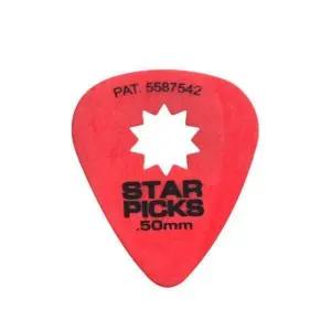 [하프클럽/]현악기용 기타 소품 0.50mm 5개 레드 피크 세트 악기용품