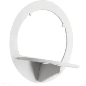 [하프클럽/]조립식 원형 선반 수납함 데스크 정리 조명 콘센트 보관함