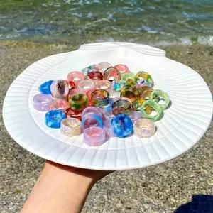 마블링 링세트 5pcs 여성 트렌디 반지 패션악세서리 (WFKBNNF)