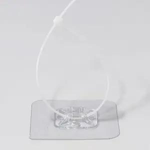 부착식 선 전선 홀더 케이블타이 정리 (WFKBLIB)