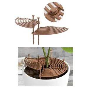 플라스틱 원형 화분커버 흙보호 고정형 세트 소 (WFKBRCN)