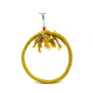 [하프클럽/]앵무새그네 새장용품 스탠드 링 새장 훈련 그네 중형