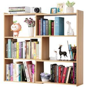 전면책장 길이조절 책상위선반 전면 모서리 가능 2단 책상정리대 원목책꽂이 간이 57cm