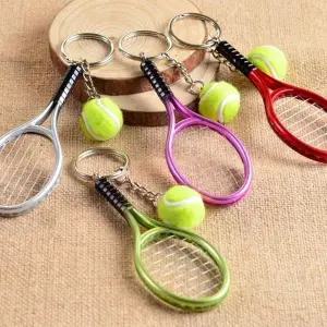 테니스 라켓 공 키링 열쇠고리 단체 선물 동호회 (WFKBRK3)