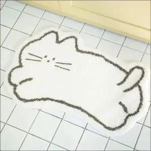 고양이 발매트 욕실 러그 주방 매트 인테리어 논슬립 (WFKBSPJ)