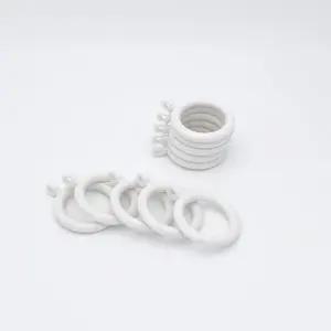 커튼링 내경2.6cm커튼링 미니 2.6cm 화이트커튼링 백색 10개입 (WFKC4ZG)