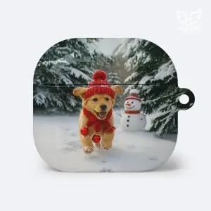 하랑 강아지 골든 리트리버 포근포근 에어팟4 케이스