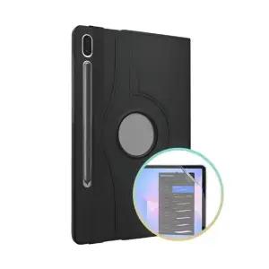 갤럭시탭S9 울트라 크로스 레더 케이스+종이질감 보호필름 1매 (WFKBUKY)