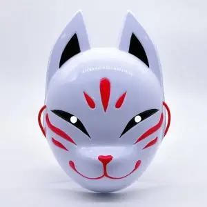 소품 암부 의상 가면 여우 닌자 예쁜 분장 할로윈 일 (WFKC2ZW)