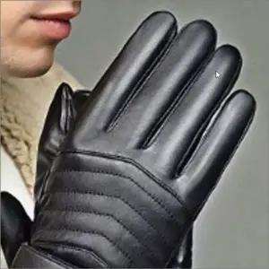 (색상 블랙)남자 인조가죽 방한 핸드워머 털안감 장갑 겨울 겨울장갑