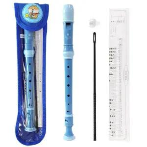 [하프클럽/]리코더 블루 뭉스 피리 음악 악기 아동 연주용 컬러
