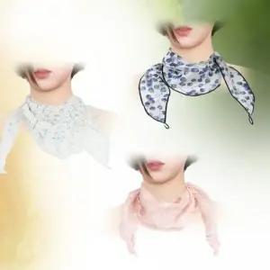 봄 여름 고급 패션 스카프 이쁜 미니 숄 간절기 사계절 심플 베이직 삼각 머플러