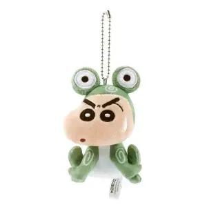 고품질 짱구 황금 스파이 대작전 키링 8cm(개구리 짱구) (WFKDRU8)