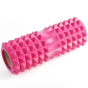 L04 폼롤러 33cm 핑크 딱딱한 지압 목 허리 요가 테스