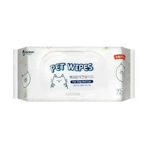 펫크린 애견청소용티슈 72매펫티슈 72매입 애견물티슈 (WFKC4Q9)