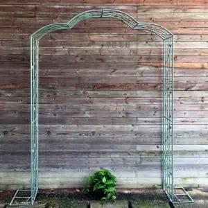아치형 철제 대문 장미 지주대 아치 크다 포도나무 펜스