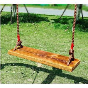 원목 그네 안장 카페 펜션 설치 60cm 원목그네 스윙 기구 나무 받침 의자