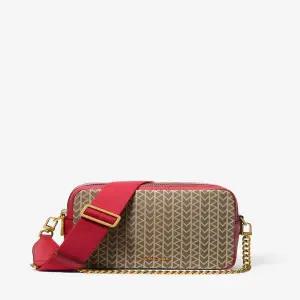 [정가 360000원] 브라이언트 미디움 로고 자카드 크로스바디 32T5AYTC6O4200