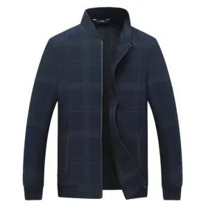 편한 작업복 블랙디자인 근무복 체크 블루종자켓/ 데일리웨어 남성상의 캠퍼스룩