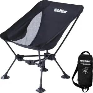 와일드하이커 초경량 백패킹 의자 - 파우치가 있는 컴팩트 캠핑 해변 하이킹 오토바이 여행 축제를 위한 큰