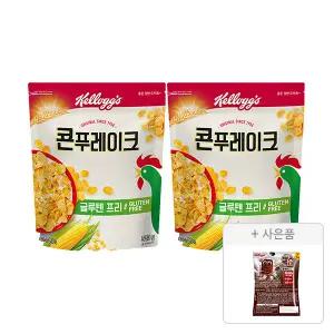 켈로그 콘푸레이크, 530g, 2개 + 증정(첵스초코 쿠키앤크림 30g,1개)