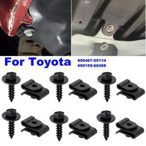 Toyota 호환 RAV4 Sienna Yaris Lexus 호환 HS250h RX300 9046705114 9015960488 용 U-너트 키트 범퍼 커버