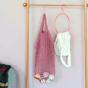 빈티지 다용도 매쉬 컬러풀 너트 그물백 패션 아이템 WEC704B