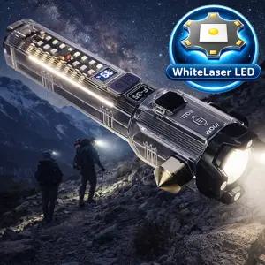 비상벨기능 LED 야외 멀티 캠핑 랜턴 조명등 서치 손전등 후레쉬 DJDF35