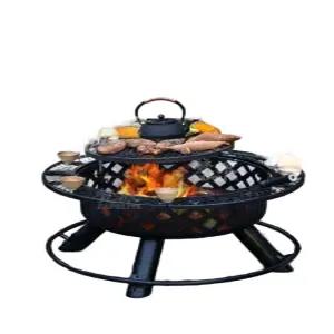 테이블 캠핑 대 야외 스톤 화로 불멍 키노 장작 난로 베이직