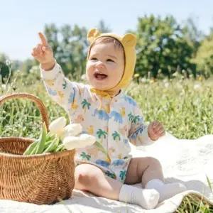 [아가방] TC01 봄 리바쥬토피아바디수트(모자)(YELLOW)_ 01T12790687 (S44785963)