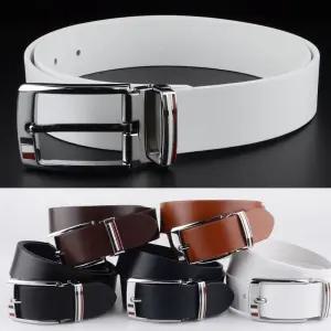 남자 소가죽 캐주얼 허리띠 골프 벨트 남성용 청바지