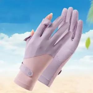 자외선차단 여성용 쿨 장갑 운전 자전거 등산