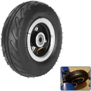 6X2 인플레잉 타이어 휠 사용 6인치 합금 허브 160mm 공압 스쿠터 F0 트롤리 카트 에어 M10