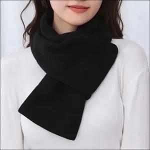 방한 넥워머 짧은목도리 3컬러 기모 여자 겨울 숏머플러