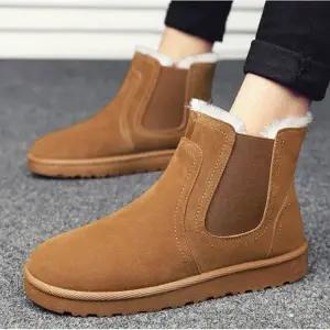 앵클부츠 기모 방한 남자 내피 부츠 혹한기 겨울 안감