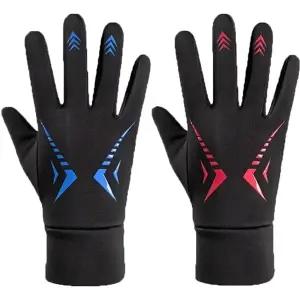 VROCHI 겨울 남자 스포츠 축구 등산 바이크 자전거 등산 스마트폰 터치 폴리 방한 장갑