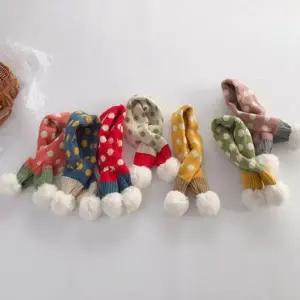 방울 크리스마스 겨울 목도리 머플러 아기 니트 퍼 목도리 유 쁘띠머플러 아동 넥워머 니트 귀여운