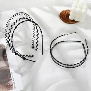 남자 머리띠 얇은 남성 헤어밴드10개