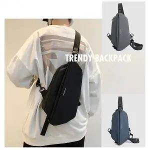 남성 방수 패션 캐주얼 백 방수 슬링백