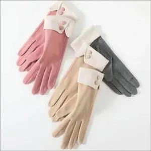 오픈형 캐주얼 정장 겨울 단정한 겨울장갑 손가락 여자 터치가능